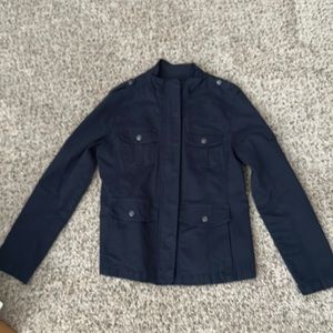 Cotton jacket with shoulder epaulets by Kenzie size medium